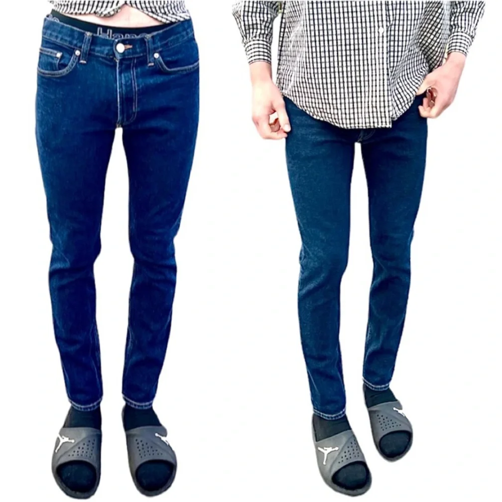 - H&M Sz 31 Slim Coupe Etroite Dark Wash Jeans! EUC!